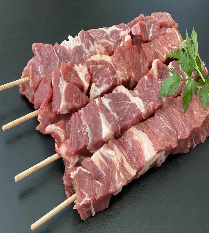 Lamb Kebab Meat Skewers (per kg)
